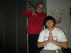 Me and Dad being goofy