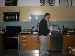 Dad in my kitchen