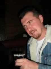 Two fingers of Fernet with a salt rim