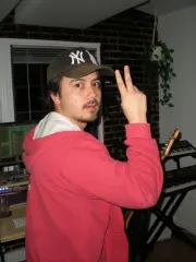 Nico in the stu