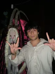 Me and the scary guy