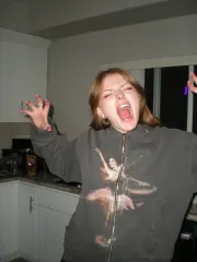 Hannah at Sydney's birthday