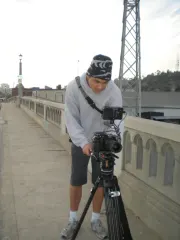 Zay filming the Loser content