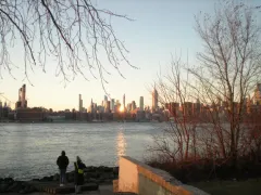 View across the river