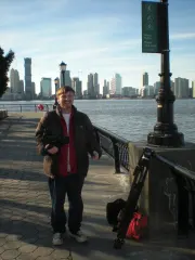 Patrick after filming