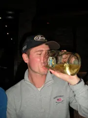 Easton conquering the Rosemary's Beer