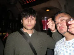 Me and Uncle Ju-Ju the Ube Beer Was Good