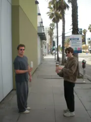 Clev and Mills filming the Codename: TMR Show