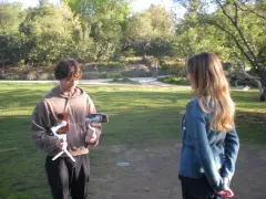 Clev and Choe filming the Codename: TMR Show