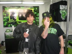 Me and lil aaron filming the TMR Show