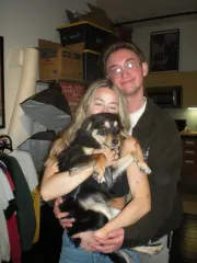 Chris & Rae and Milo 🙂