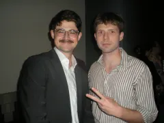 Clev and Adam at the Content premiere