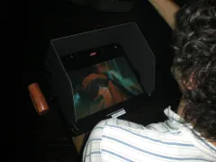 Reviewing footage