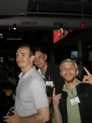 Chris Ryan and Big Hu at the Reunion