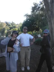 Judi Bat and Grace hiking