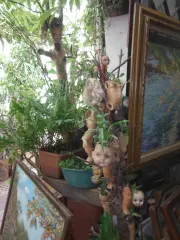 Scary heads in Mérida