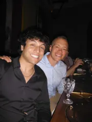 Me and Andrés at the Rehearsal dinner