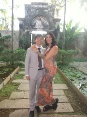 Clev & Jess at the Reception