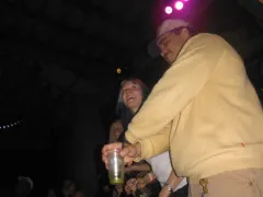 Devon and Bat at Emo Nite
