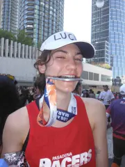 Lucia did the LA Marathon !!