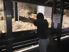 I was actually so scared I had never touched a gun before