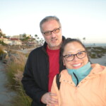 Mom & Dad outside Hotel Del Coronado