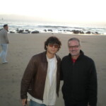 Me and Dad at the beach