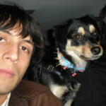 Me Milo & Dad in the car