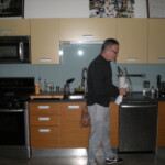 Dad in my kitchen