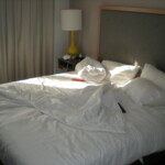 My terrible hotel room it smelled bad and was $400