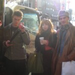 Caleb Bella and Archie in Chinatown