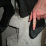 Caleb's hand