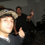 Me and Tyler finishing the EP :)