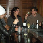 Clev interviewing strangers at Lily's