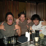 Me Clev and a stranger at Lily's