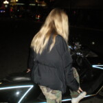 Grace stealing a bike