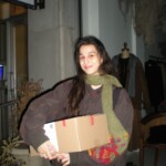 Gabe and the package of envelopes