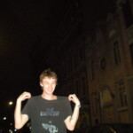 Caleb on T-shirt night