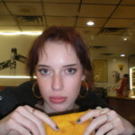 Annie and the beef patty