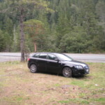 The Audi's first road trip