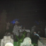The Haunted Mansion ride broke down