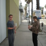 Clev and Mills filming The TMR Show