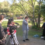Poppy Dima and Coco filming This Conversation MV