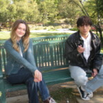 Me and Chloe filming This Conversation MV