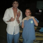 Me and Martha filming TMR Show
