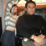 Me and Bailey in the green room
