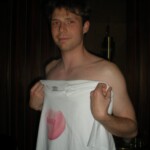 Shirtless Clev at Lily's