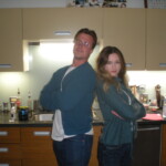 Mills and Chloe filming the TMR Show