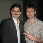 Clev and Adam at the Content premiere