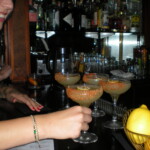 Mezcal Margaritas (they were on Fire)